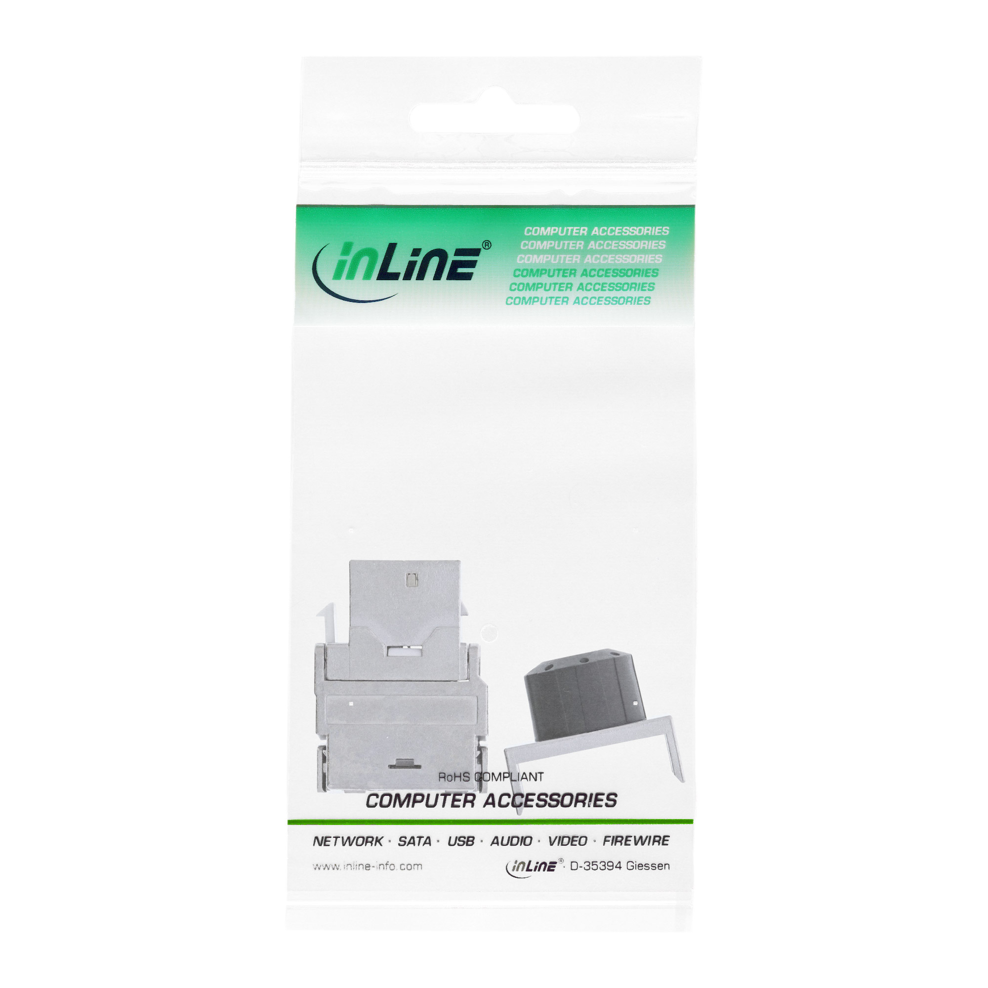 InLine Premium Keystone RJ45 Buchse / LSA Einsatz - SNAP-In - Cat.6a