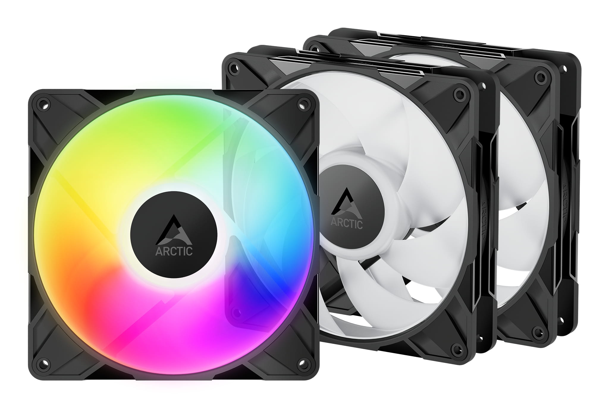 Arctic P14 Pro A-RGB - Gehäuselüfter - 140 mm - Schwarz (Packung mit 3)