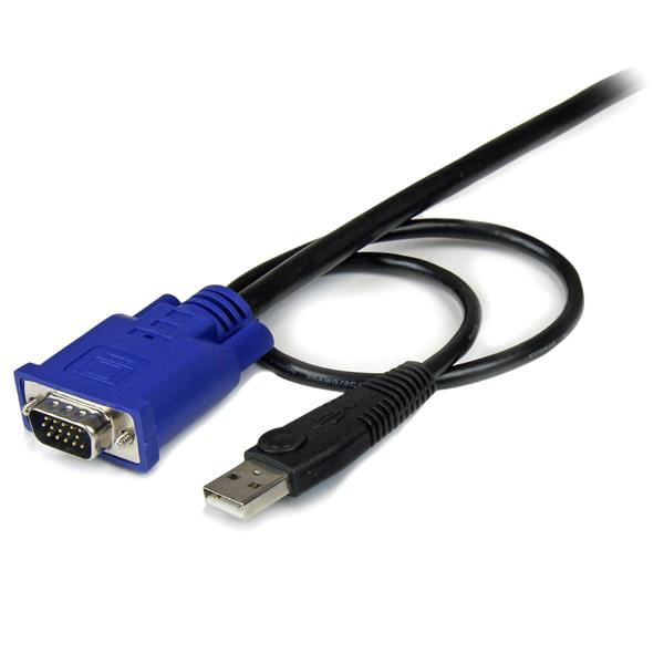 StarTech.com 3m 2-in-1 PS/2 USB KVM Kabel - Kabelsatz für KVM Switch / Umschalter - Video- / USB-Kabel - USB, HD-15 (VGA)