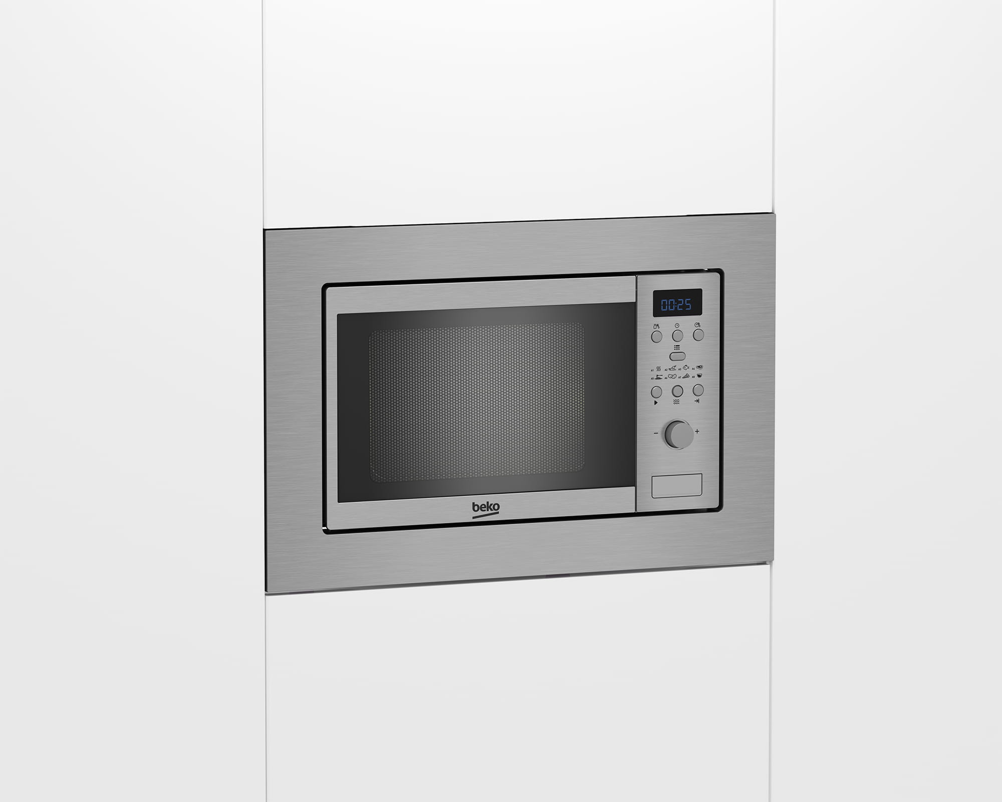 BEKO BMOB 17131 X, Integriert, Solo-Mikrowelle, 17 l, 700 W, Eingebautes Display, Tasten