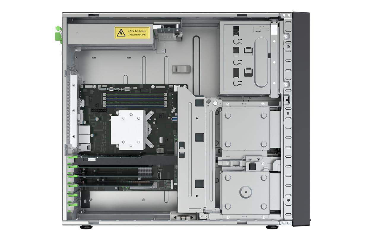 Fsas Technologies Fujitsu PRIMERGY TX1330 M5, 3,2 GHz, E-2388G, 32 GB, DDR4-SDRAM, 500 W, Tower