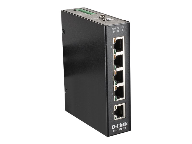 D-Link DIS 100E-5W - Switch - unmanaged - 5 x 10/100