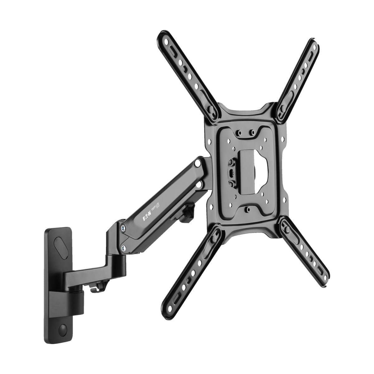 Tripp Eaton Tripp Lite Series TV Wall Mount Full-Motion Swivel Tilt with Fully Articulating Arm for 23" to 55" Flat-Screen Displays - Klammer - neigbar - für Fernseher und Monitor - Stahl - Schwarz - Bildschirmgröße: 58.4-139.7 cm (23"-55")