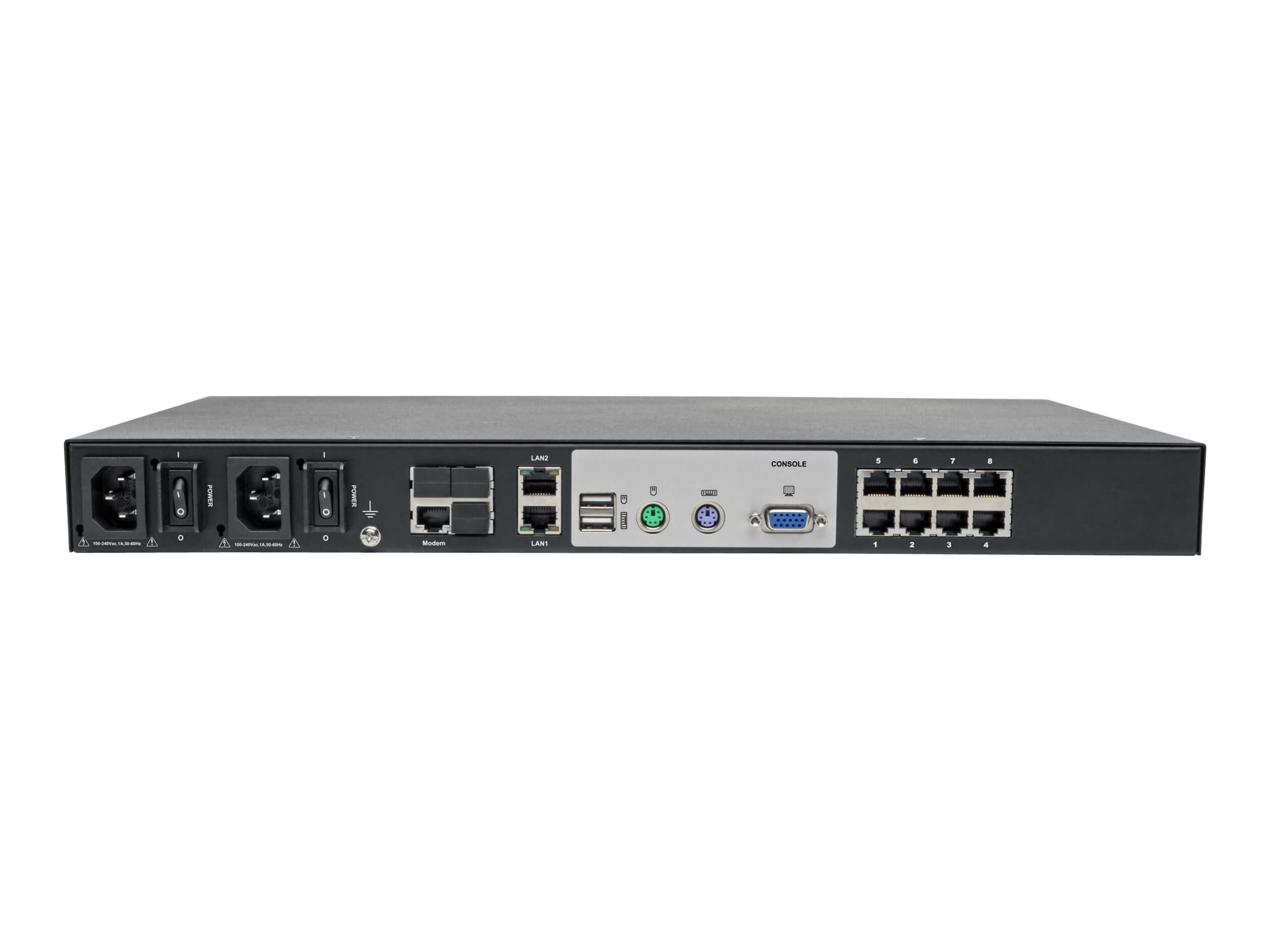 Tripp Eaton Tripp Lite series 8-Port Cat5 KVM over IP Switch with Virtual Media