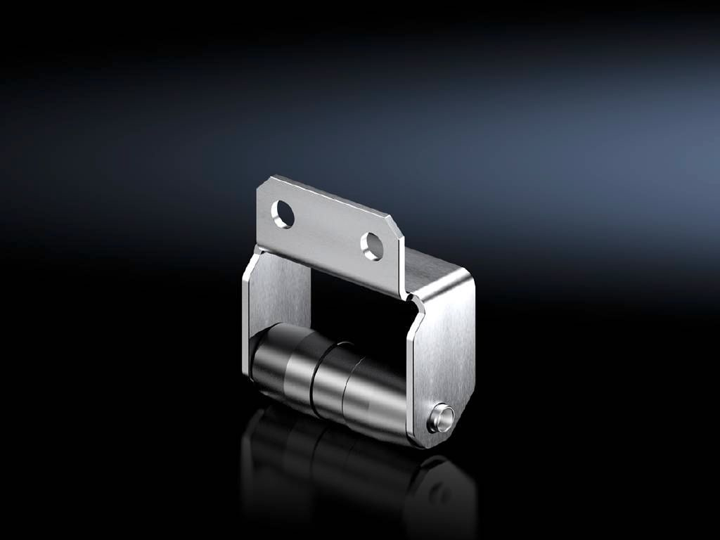 Rittal VX 8618.420, Türscharnier, Grau, 10 Stück(e), 840 g