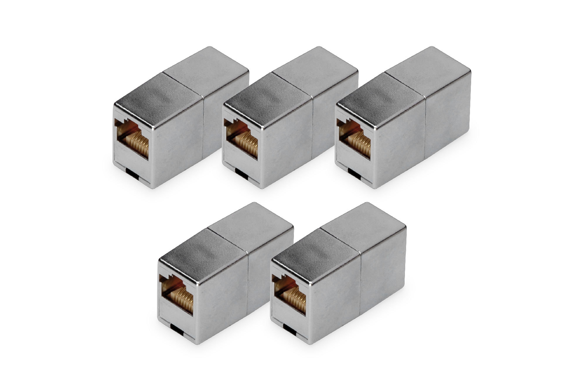 DIGITUS CAT 5e, Klasse D, RJ45 Modulare Kupplung - 5 Stk.
