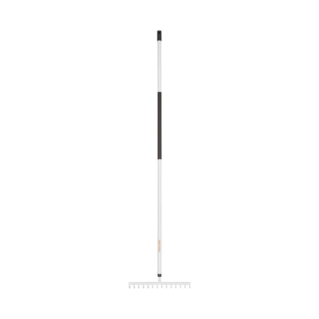 Fiskars 1019608, Rechen, Schwarz, Silber, Aluminium, Aluminium, Kunststoff, Schwarz, Silber, 360 mm
