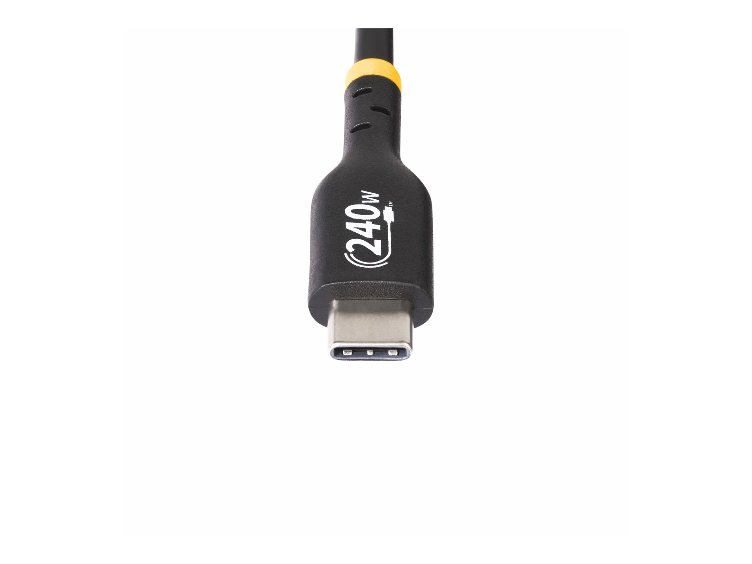 StarTech.com 6ft USB-C Charging Cable, USB-IF Certified USB C Cable, 240W PD EPR, USB 2.0 Type-C Laptop Charger Cord, TPE Jacket, M/M - USB-C Charge/Data Cable (USB2EPR6F)