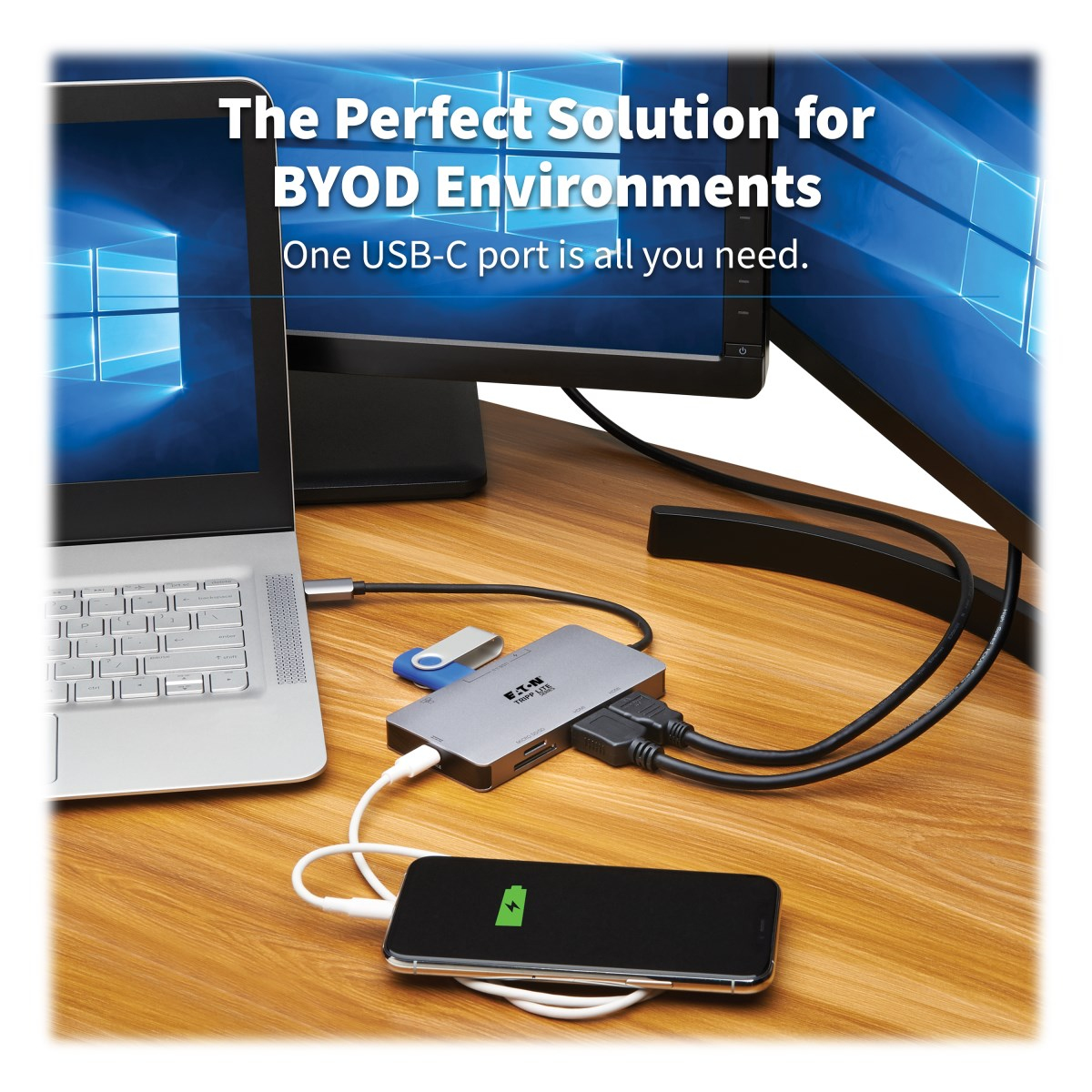 Eaton Tripp Lite Series USB-C Dock, Dual Display