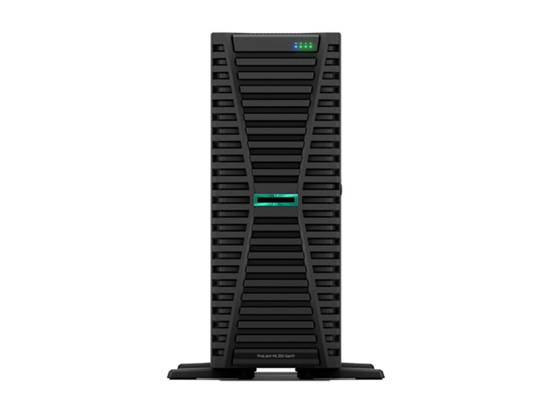 HPE ProLiant ML350 Gen11 - Server - Tower - 4U - zweiweg - 1 x Xeon Silver 4509Y / 2.6 GHz - RAM 64 GB - SATA/SAS/NVMe - Hot-Swap 6.4 cm (2.5")