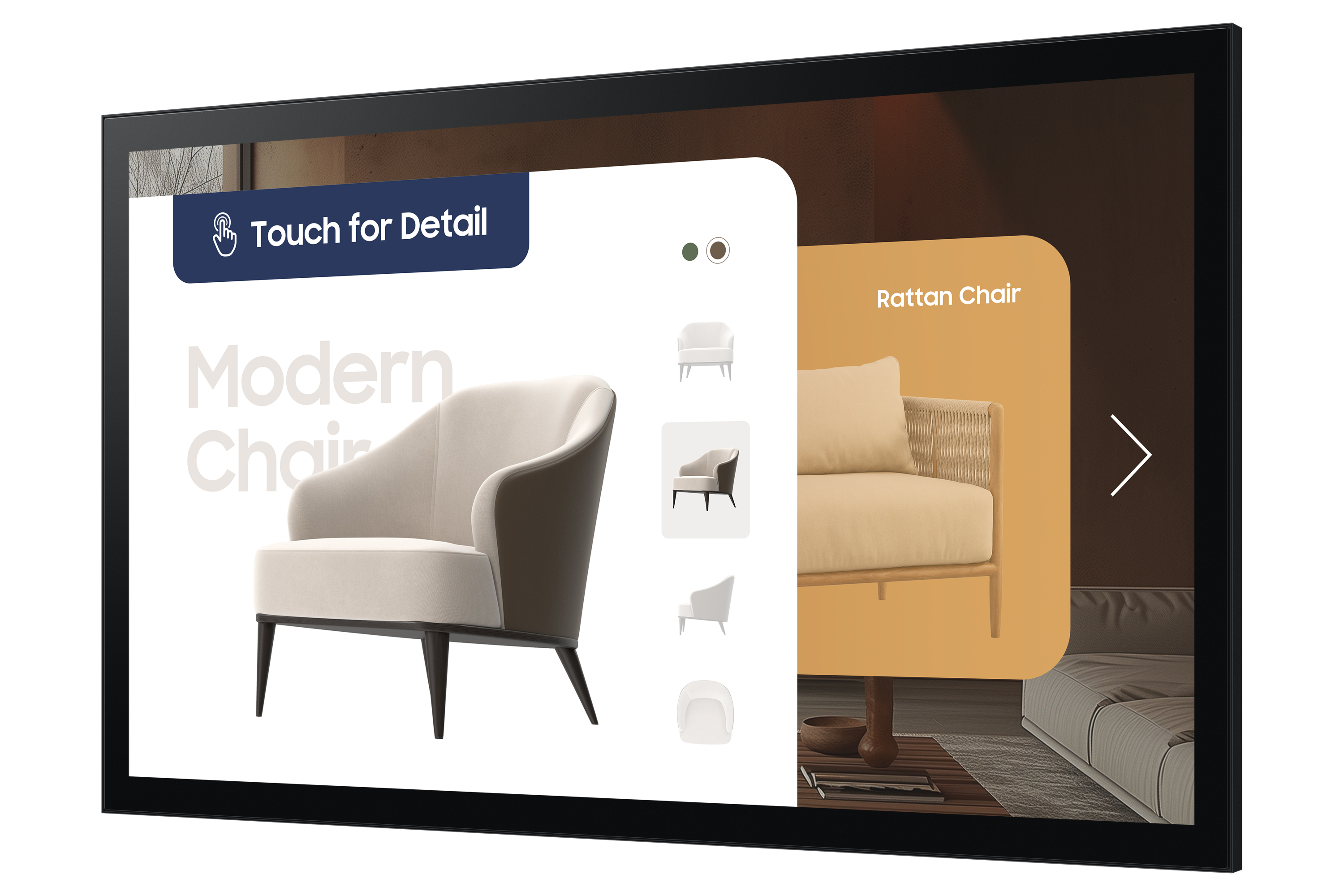 Samsung QM32C-T - 81 cm (32") Diagonalklasse QMC-T Series LCD-Display mit LED-Hintergrundbeleuchtung - interaktive Digital Signage - mit Touchscreen (Multi-Touch)