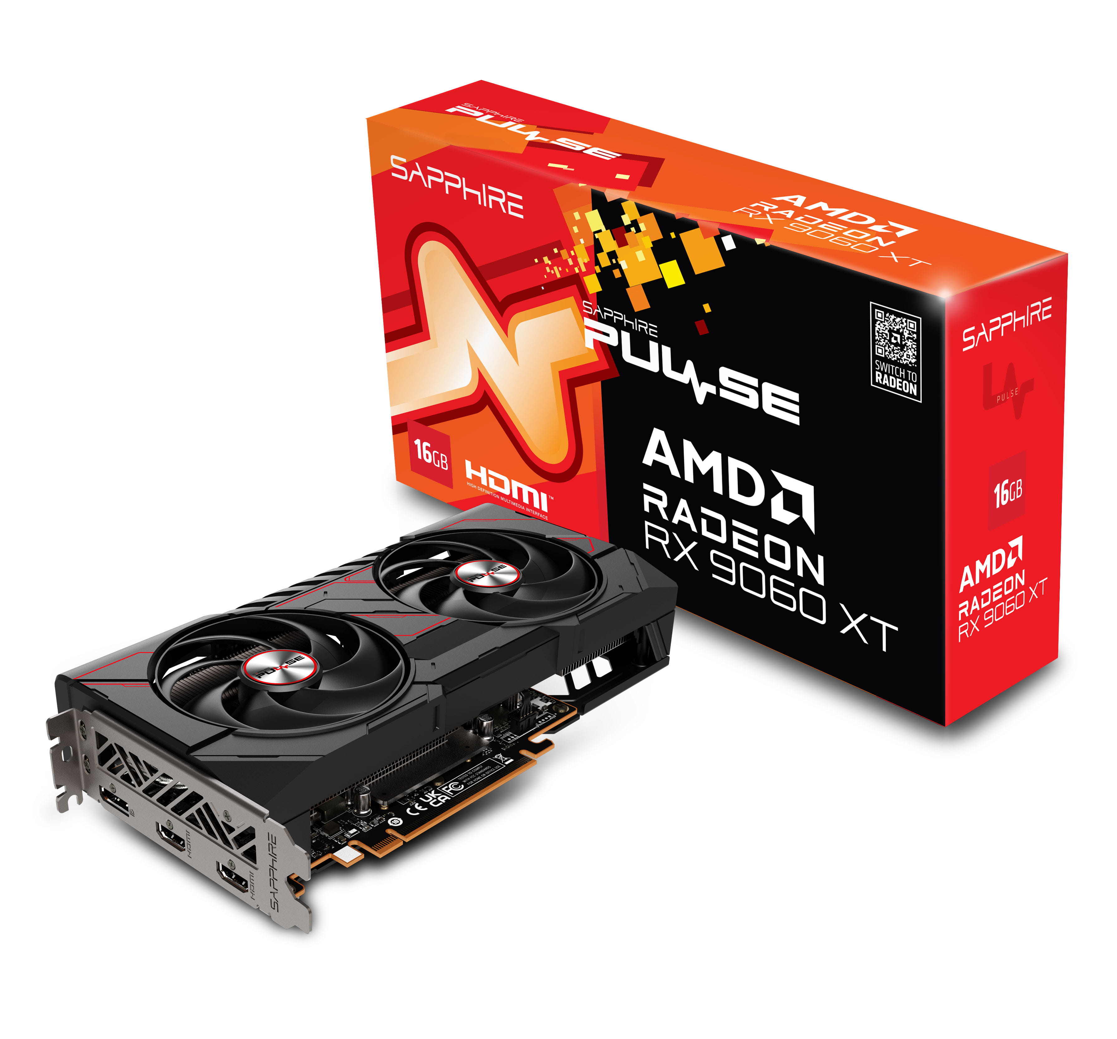 Sapphire Pulse Radeon RX 9060 XT 16GB - Grafikkarte