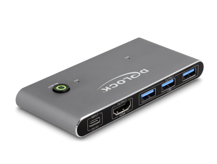 Delock KVM-/Audio-/USB-Switch - HDMI 8K60