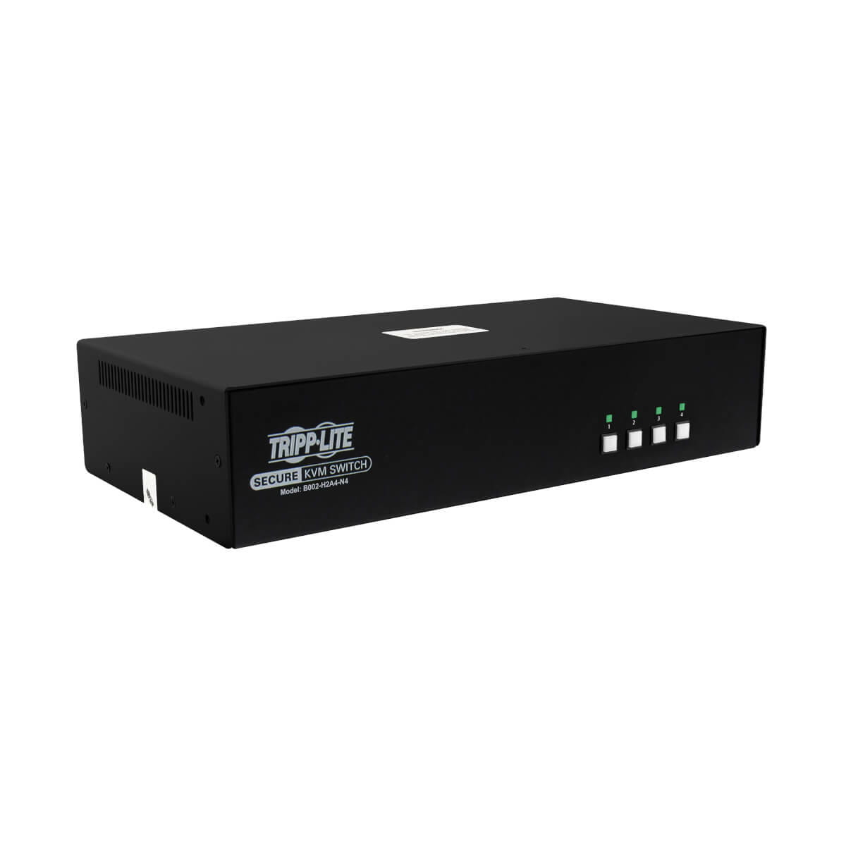 Tripp Secure KVM Switch, 4-Port, Dual Head, HDMI to HDMI, 4K, NIAP PP4.0, Audio, TAA