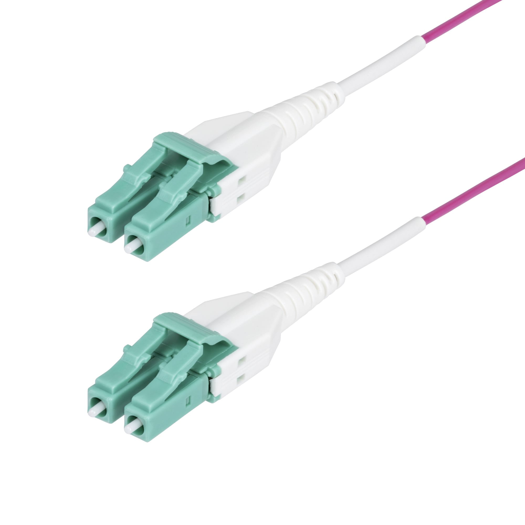 StarTech.com 20m (66ft) LC/LC (UPC) OM4 Multimode Fiber Optic Cable, OFNR - Patch-Kabel - LC/UPC Duplex Multi-Mode (M)