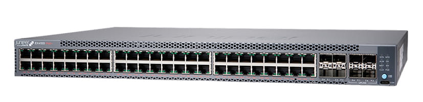 Juniper EX Series EX4100-48P - Switch - L3 - managed - 48 x 10/100/1000Base-T + 16 x 1Gb Ethernet + 4 x 1/10 Gigabit (Uplink)