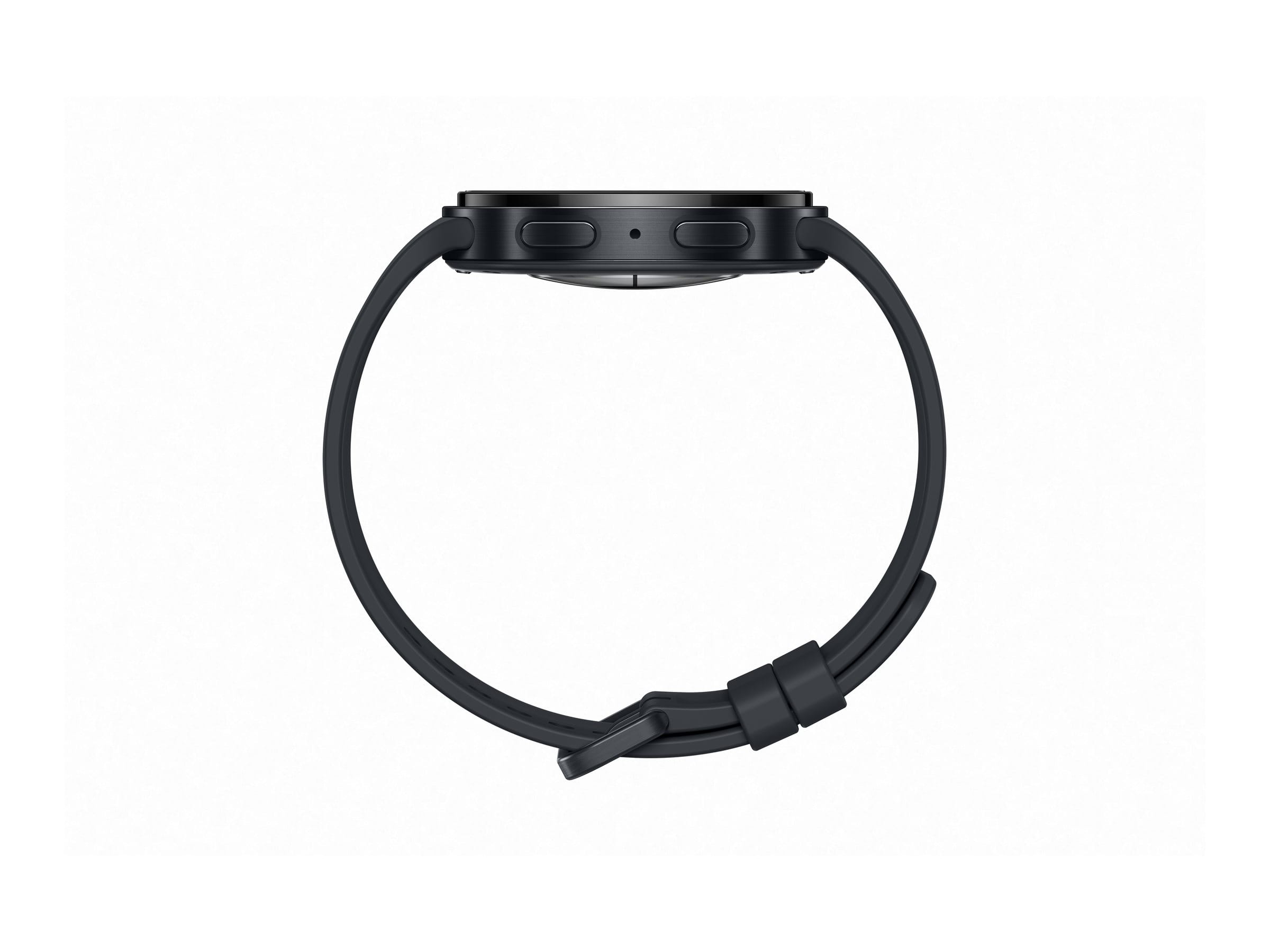 Samsung Galaxy Watch9 - 44 mm - Carbon-Schwarz - intelligente Uhr mit Sportband - schwarz - Bandgröße: M/L - Anzeige 3.73 cm (1.47")
