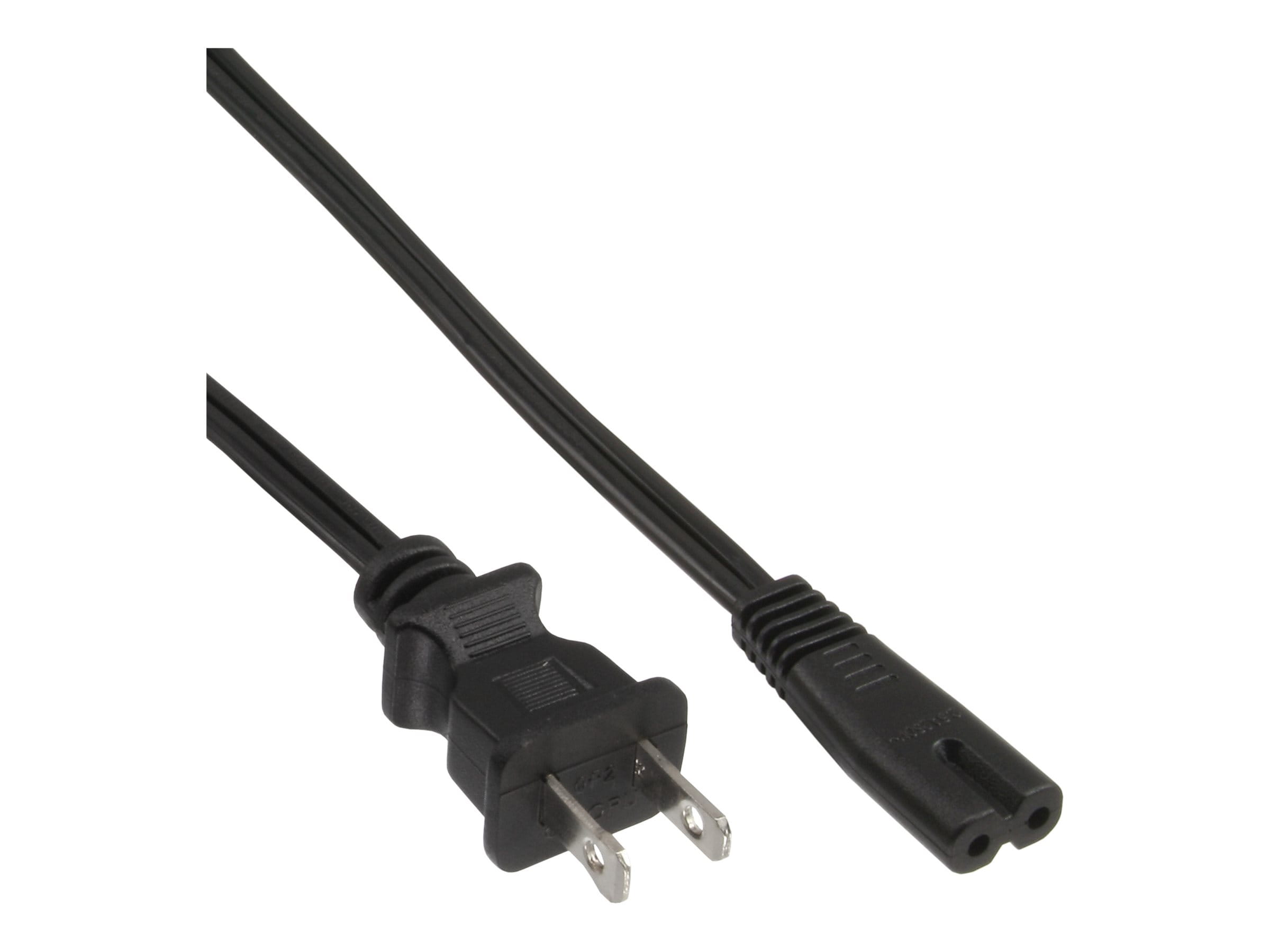 InLine Netzkabel - Netzstecker USA auf Euro 8 C7 Stecker - 1,8m