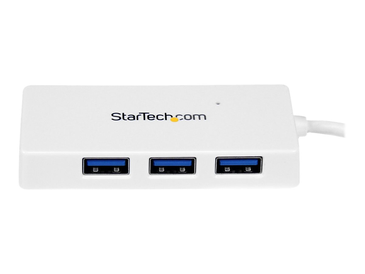 StarTech.com Startech 4 Port USB 3.0 SuperSpeed Hub - Weiß