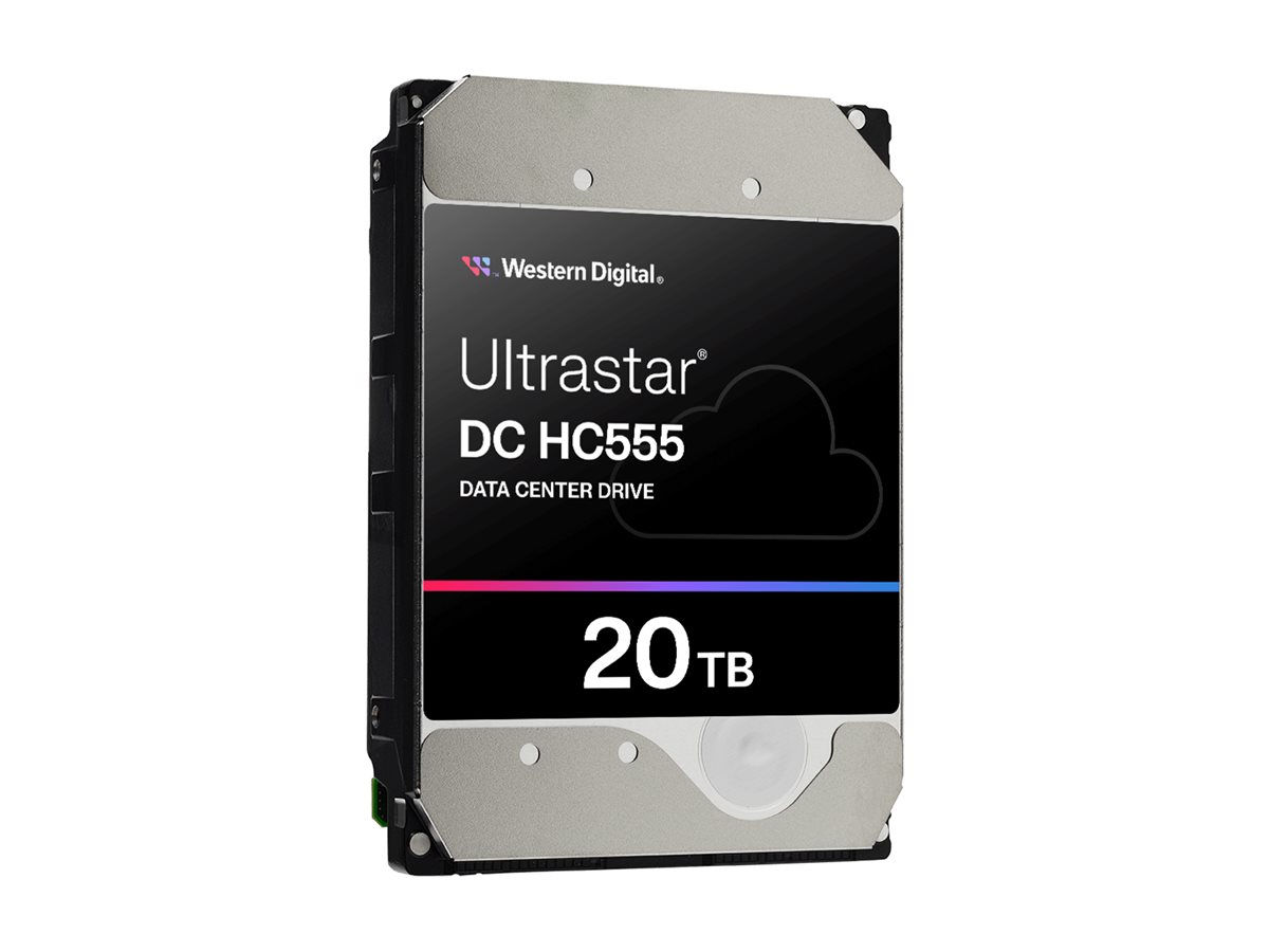 WD Ultrastar DC HC555 - Festplatte - Rechenzentrum - 20 TB - intern - 3.5" (8.9 cm)