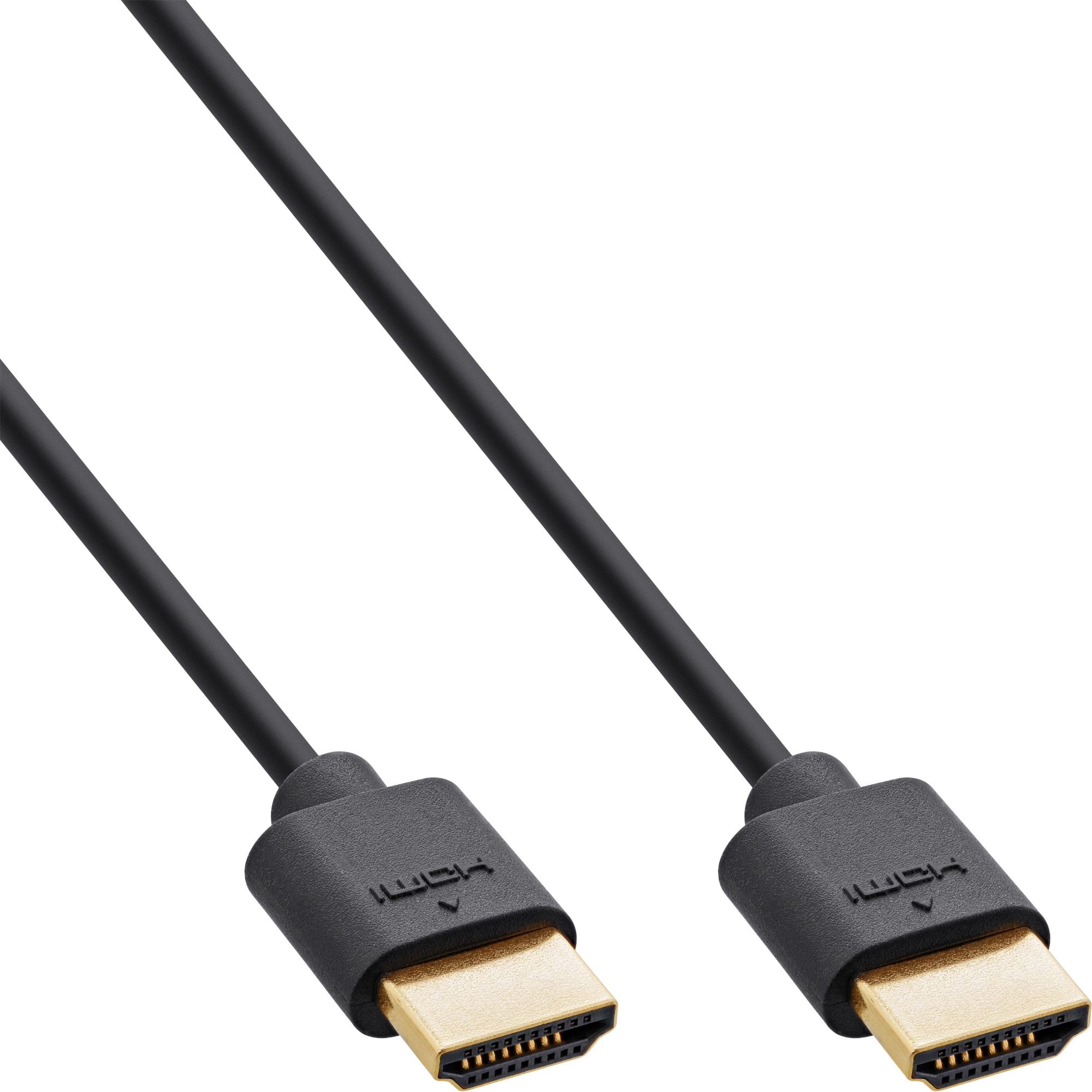 InLine Slim Ultra High Speed HDMI Kabel - 8K4K - Stecker / Stecker - 0,3m