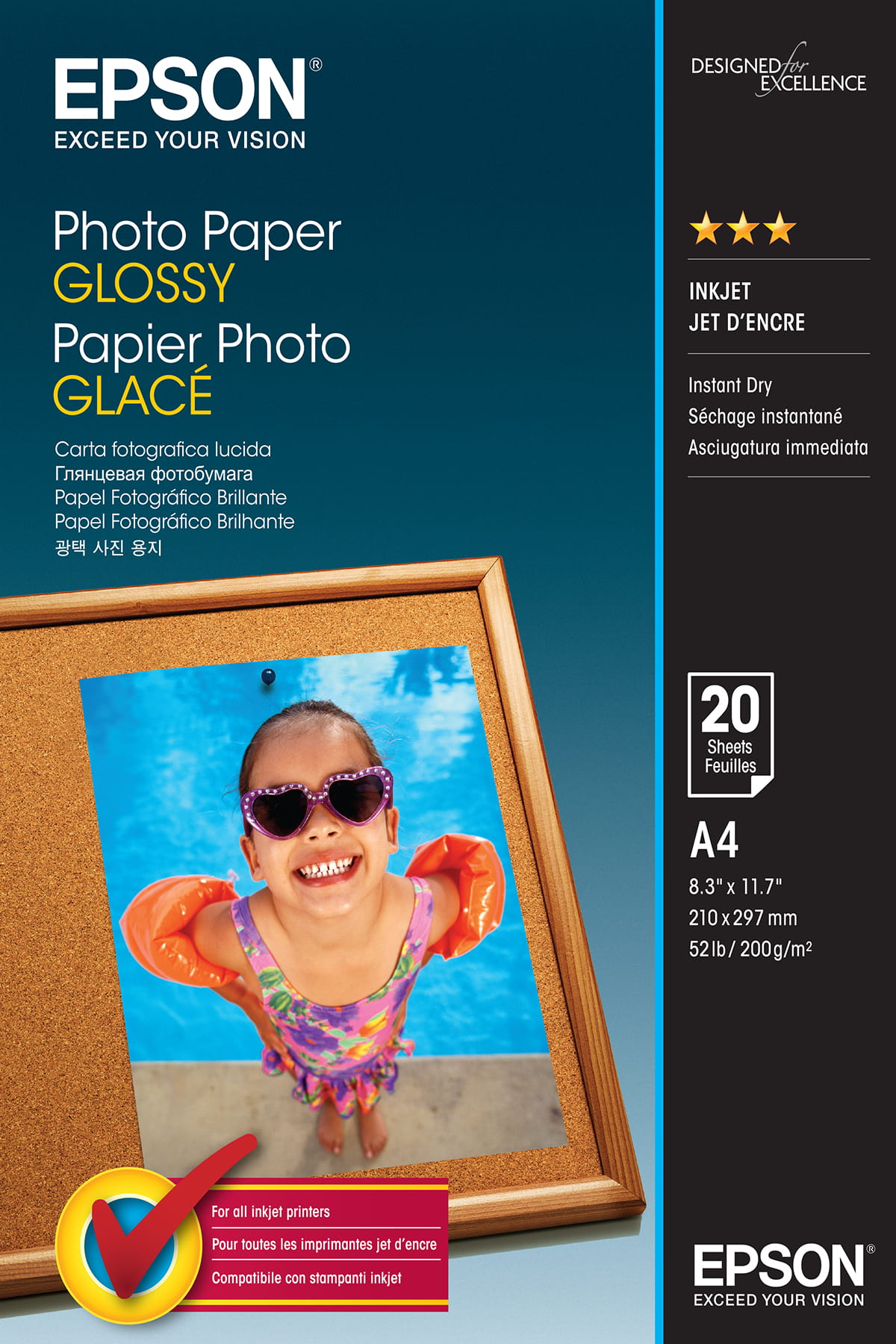 Epson Glänzend - A4 (210 x 297 mm) - 200 g/m²