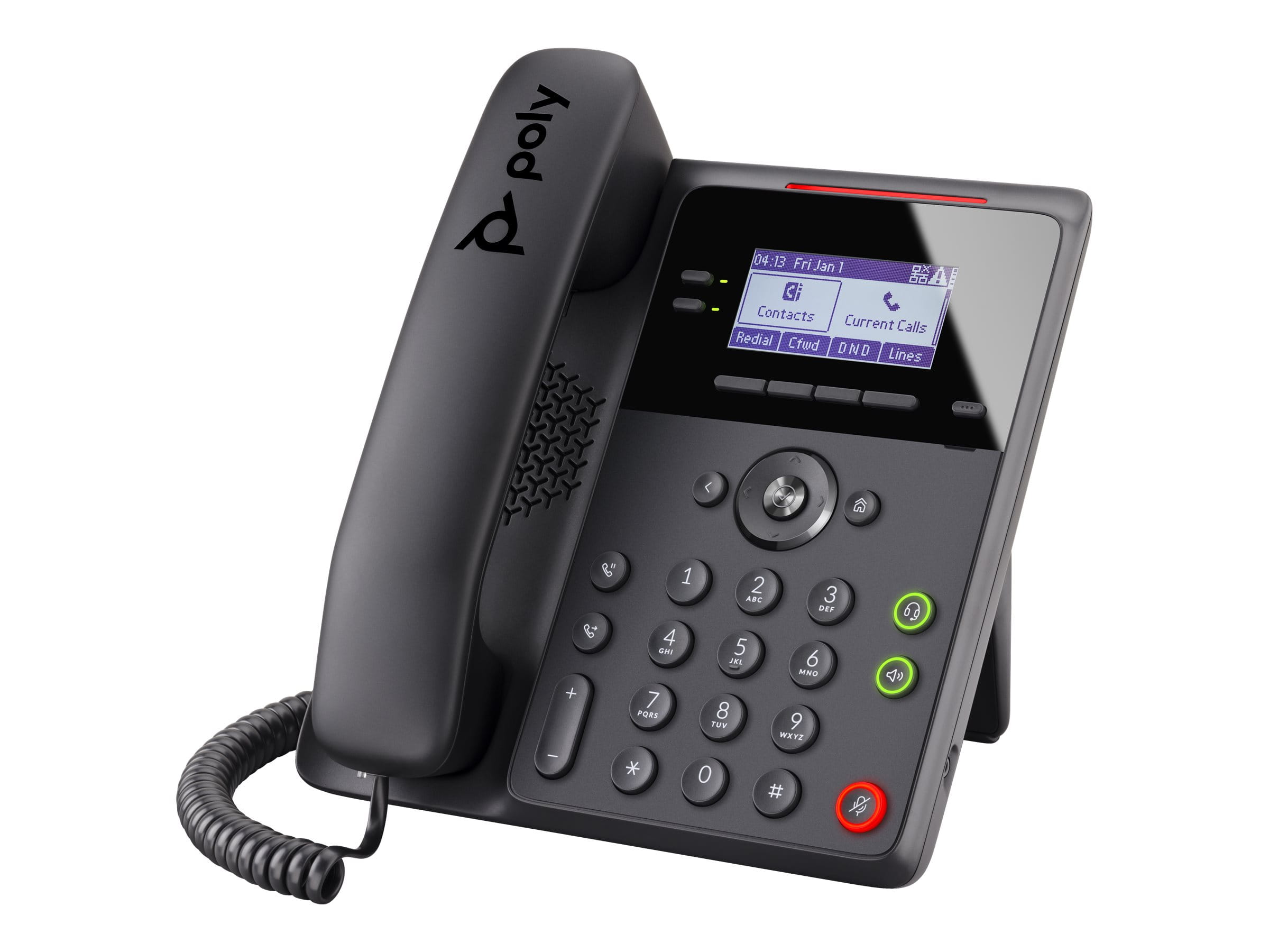 Poly Edge B10 - VoIP-Telefon mit Rufnummernanzeige/Anklopffunktion