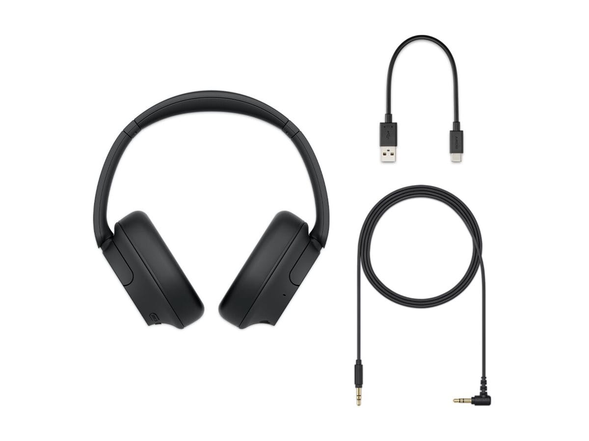 Sony WH-CH720, Verkabelt & Kabellos, 7 - 20000 Hz, Anrufe/Musik, 192 g, Kopfhörer, Schwarz
