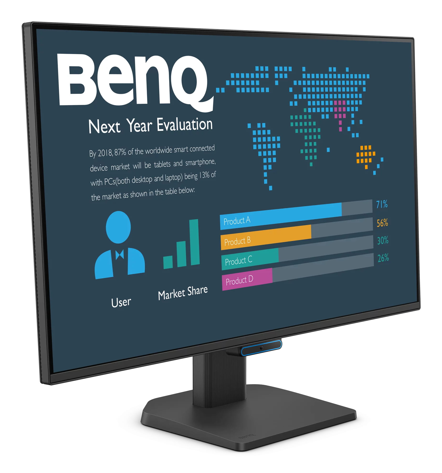 BenQ BL2790C, 68,6 cm (27"), 1920 x 1080 Pixel, Full HD, LCD, 5 ms, Schwarz