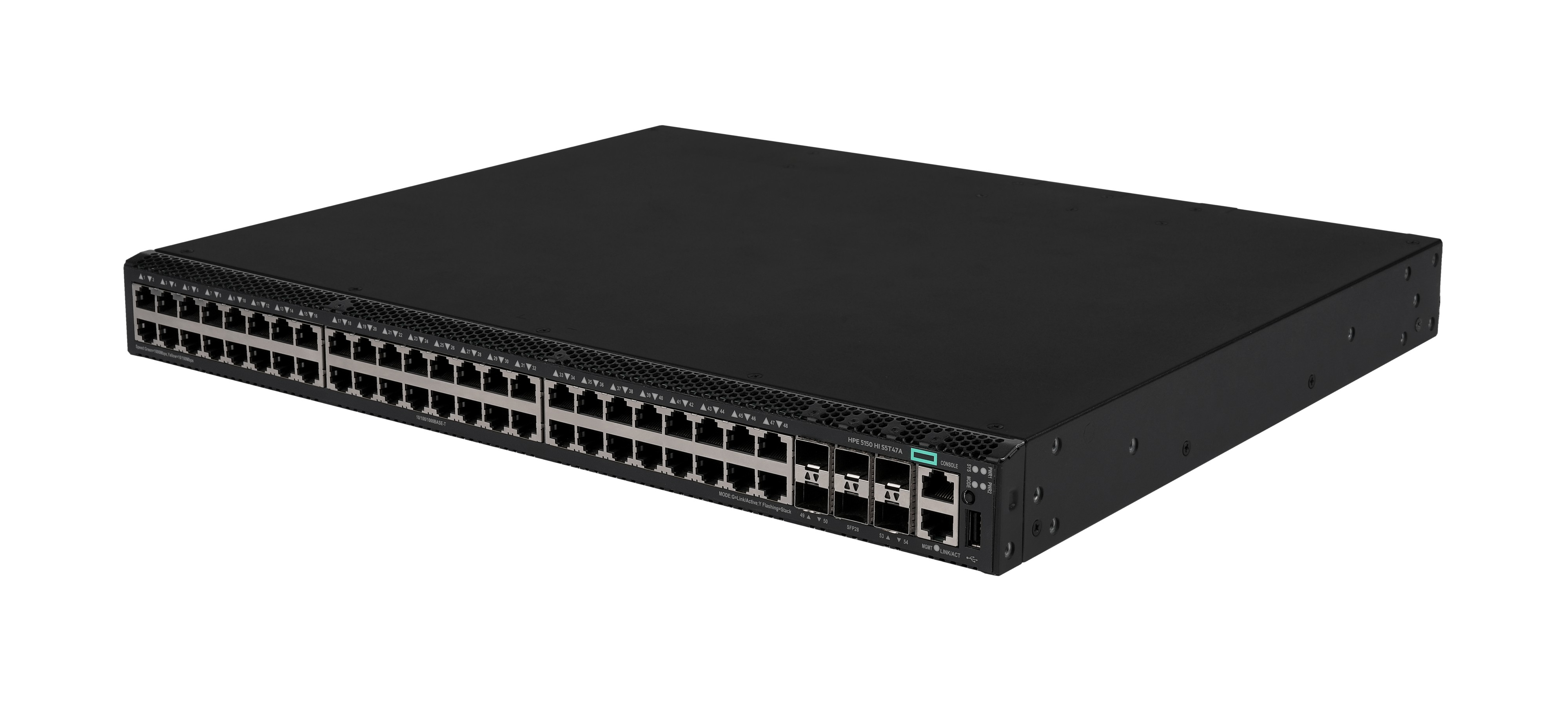HPE Networking Comware 5150HI 48p 10M/100M/1G 6p SFP28 10G/25G Switch - Switch - L3 - managed - 48 x 10/100/1000Base-T + 6 x 10 Gigabit / 25 Gigabit SFP28 (uplink / stacking)