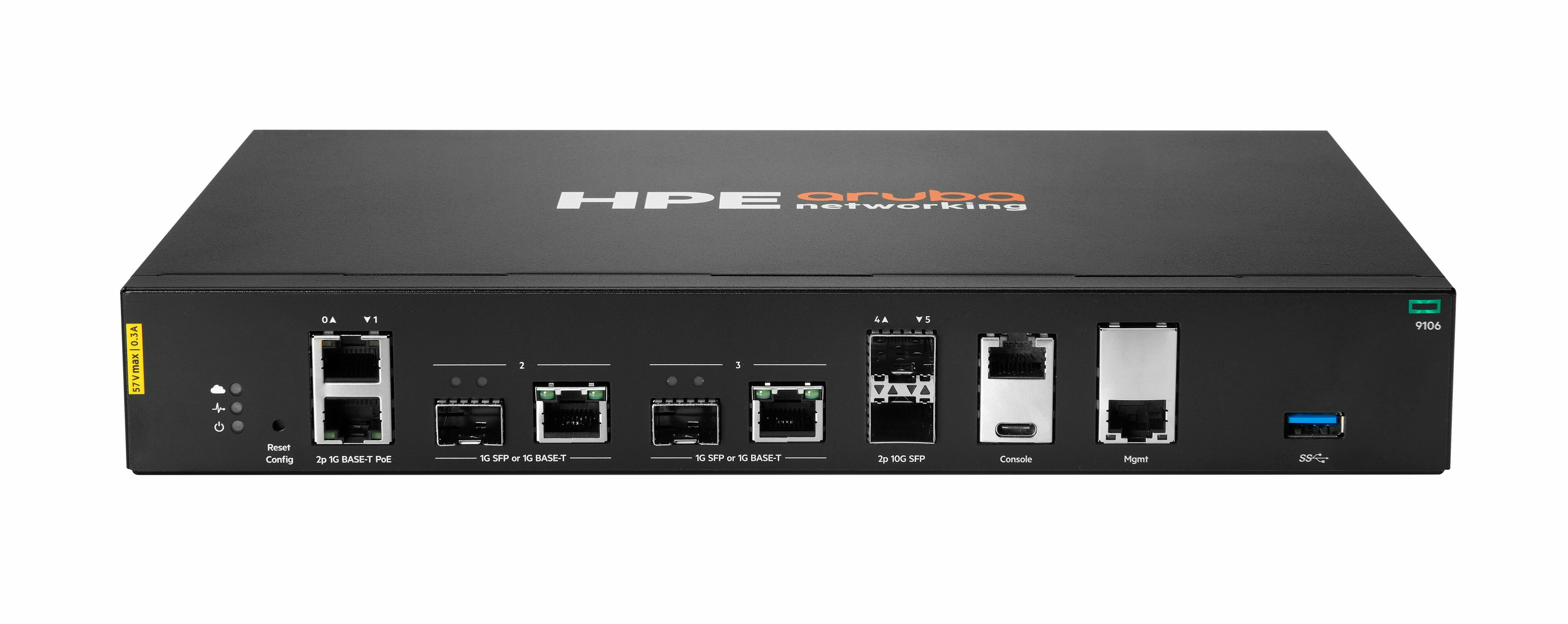 HPE Aruba Networking 9106 - Gateway - Hybrid - 6 Anschlüsse