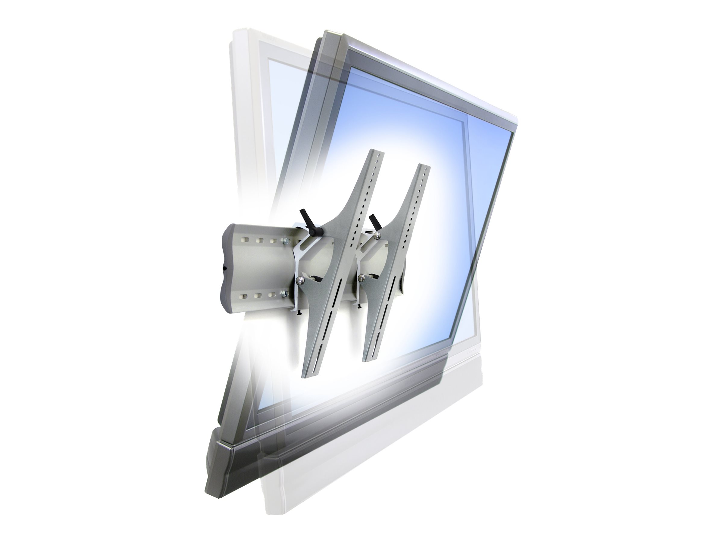 Ergotron Befestigungskit (Kippbare Wandhalterung) - Konstante Krafttechnologie - für Flachbildschirm - XL - Stahl, stranggepresstes Aluminium - Silber - Bildschirmgröße: von 106,7 cm (ab 42") Ergotron Befestigungskit (Kippbare Wandhalterung) - Konstante Krafttechnologie - für Flachbildschirm - XL - Stahl, stranggepresstes Aluminium - Silber - Bildschirmgröße: von 106,7 cm (ab 42")