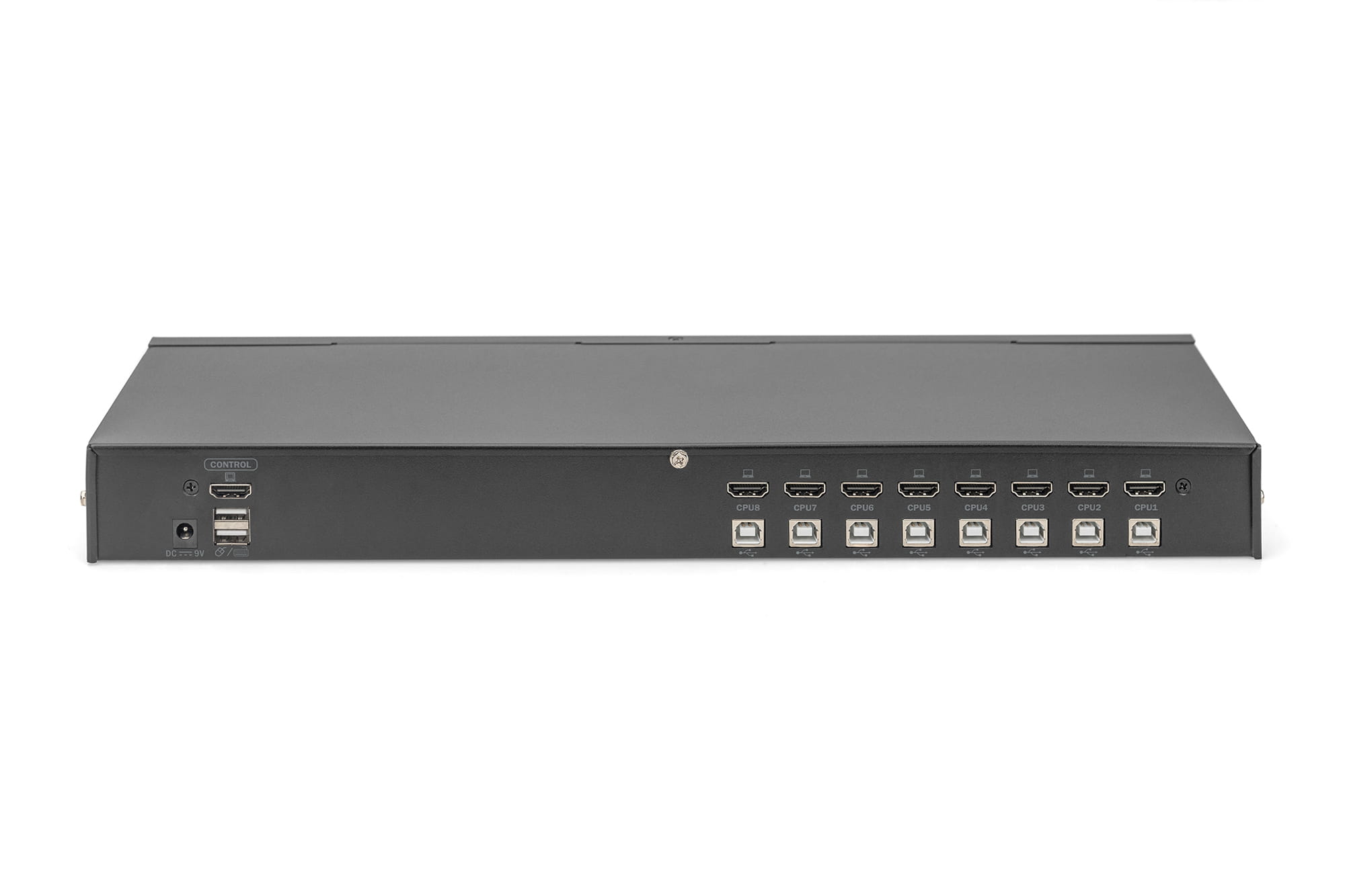 DIGITUS Desktop 8 Port HDMI KVM Switch Single View