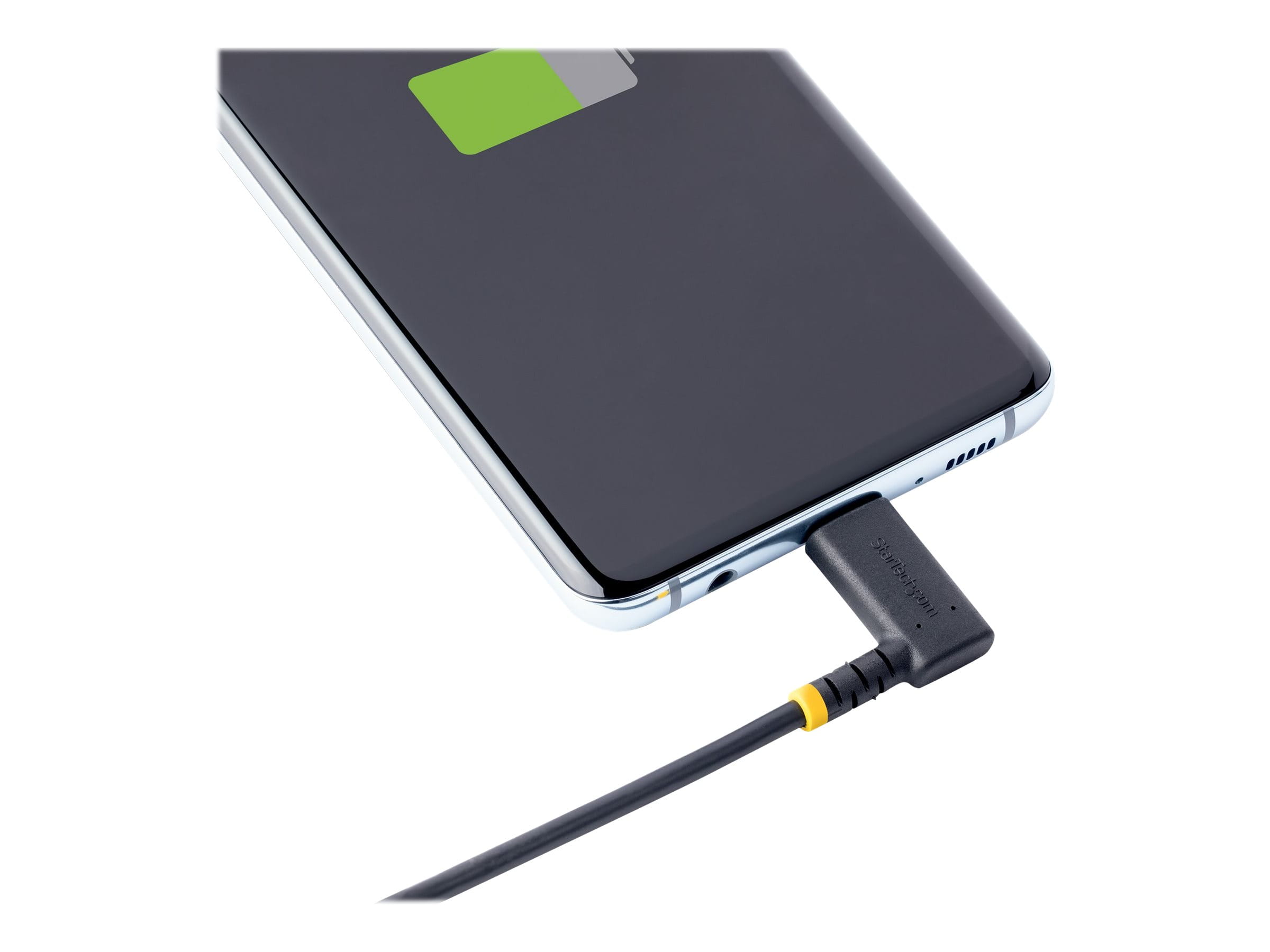 StarTech.com 1 m USB-C Ladekabel Mit Winkelstecker und 60W PD - Robust - USB-Kabel - USB-C (M)