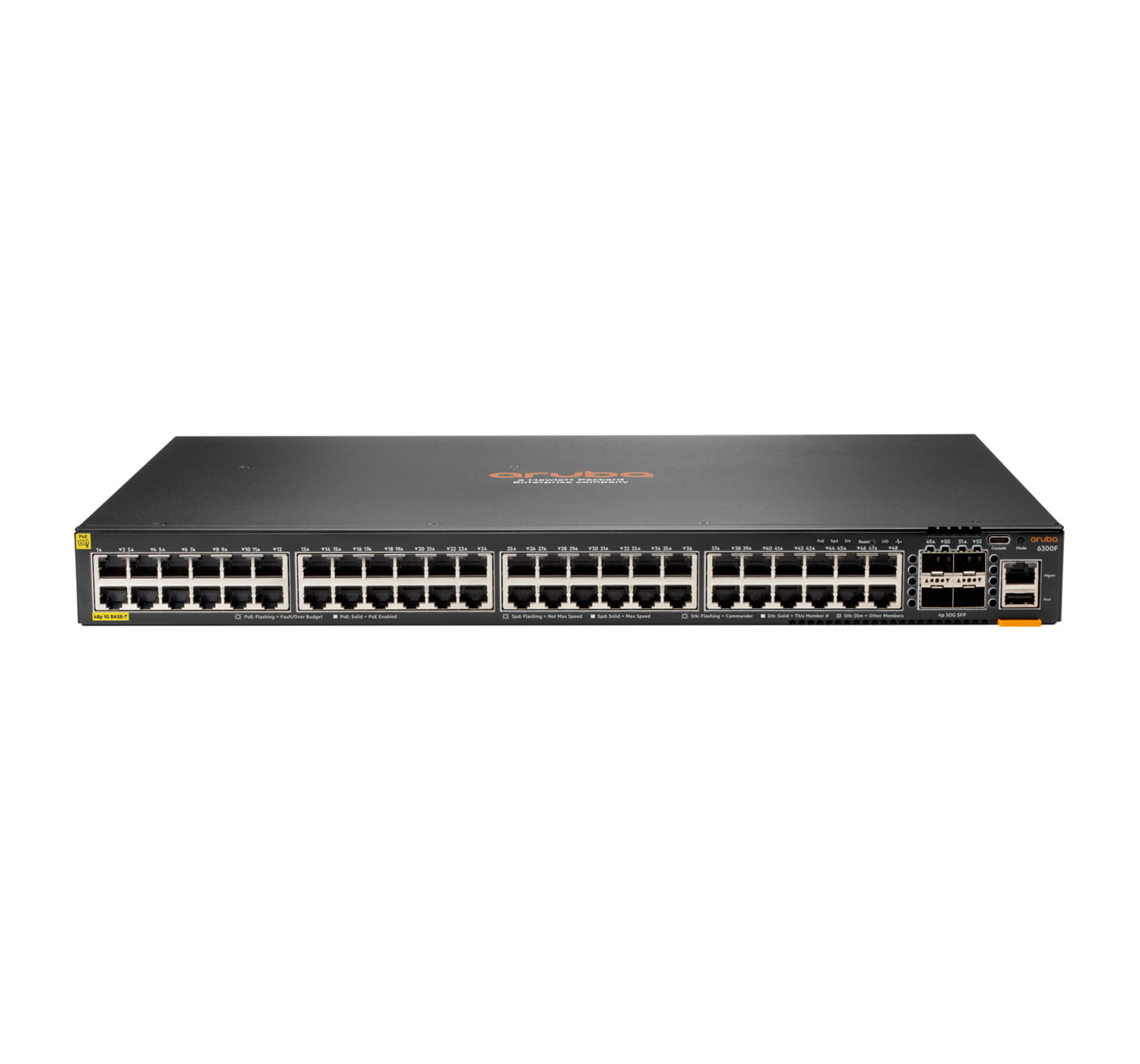 HPE Aruba Networking 6300F - Switch - L3 - managed - 48 x 10/100/1000 (PoE+)