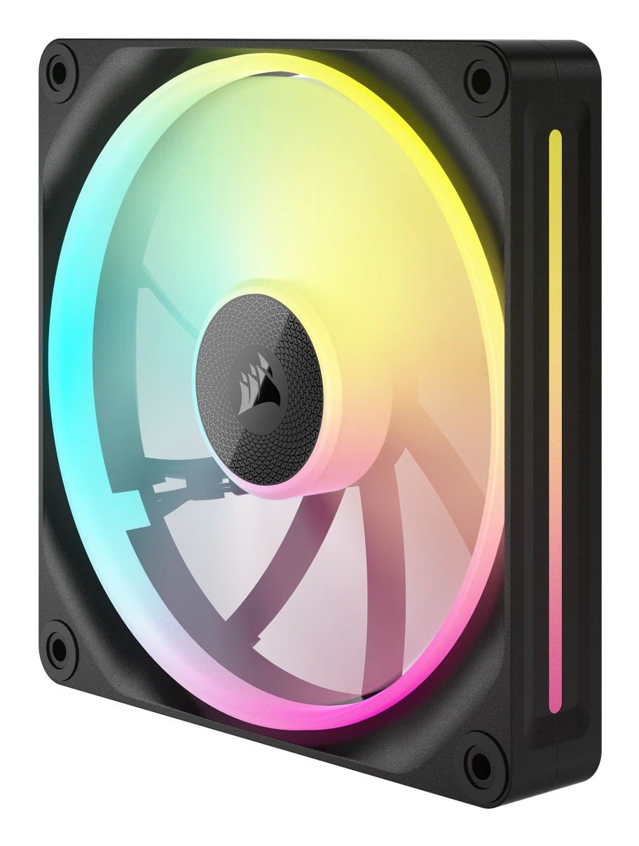 Corsair iCUE Link LX140 RGB - Gehäuselüfter - 140 mm - Schwarz (Packung mit 2)