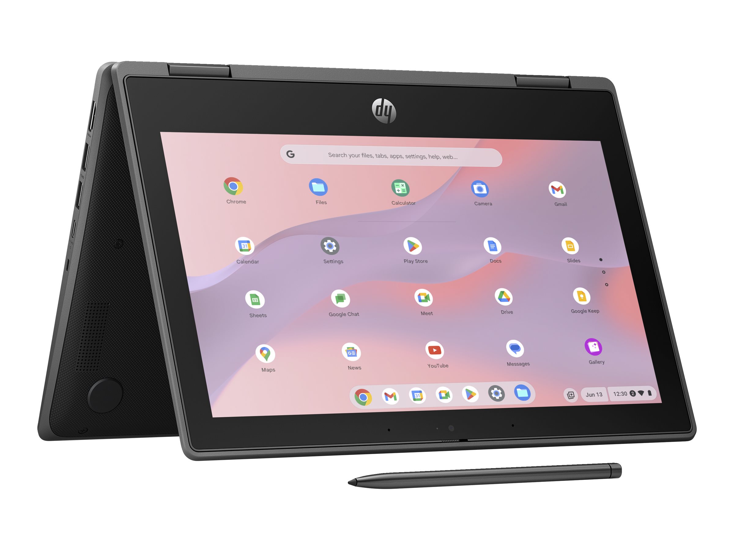 HP Fortis x360 11 G5 Chromebook - Flip-Design - Intel N-series N100 - Chrome OS - UHD Graphics - 8 GB RAM - 64 GB eMMC - 29.5 cm (11.6")