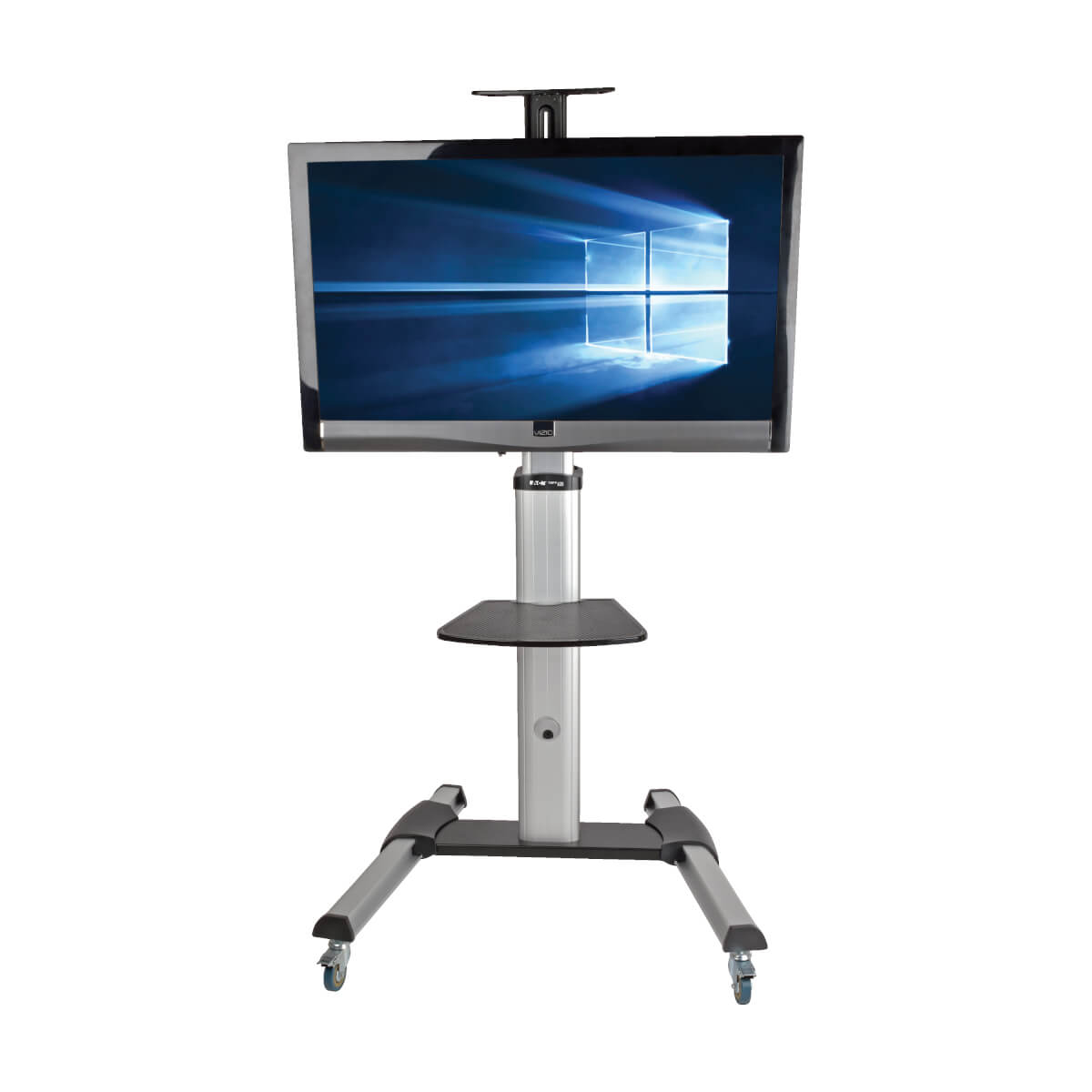 Tripp Eaton Tripp Lite Series Rolling TV/Monitor Cart - for Flat/Curved 32" to 70" TVs and Monitors - Wagen - für LCD-Display - Aluminium, Stahl - Schwarz, Silber - Bildschirmgröße: 81.28-177.8 cm (32"-70")
