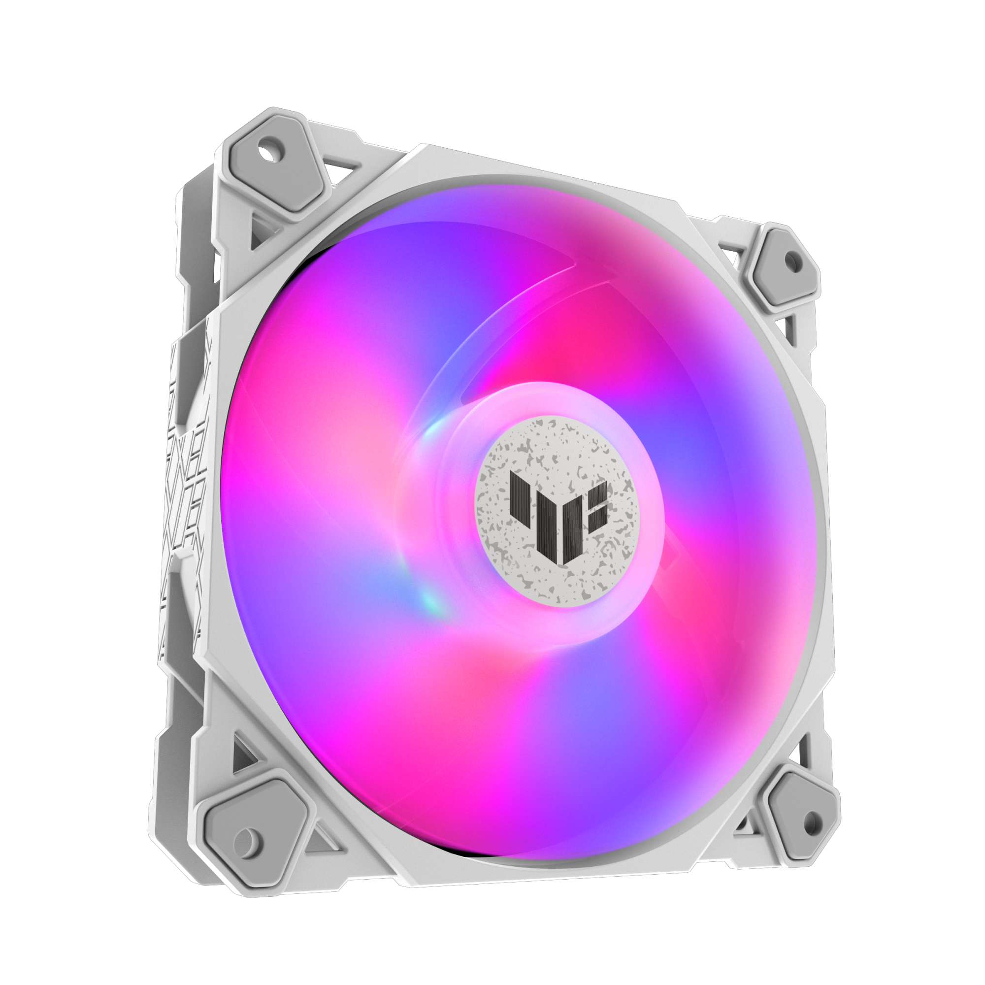 ASUS TUF Gaming TF120 ARGB - White Edition - Gehäuselüfter - 120 mm - weiß (Packung mit 3)