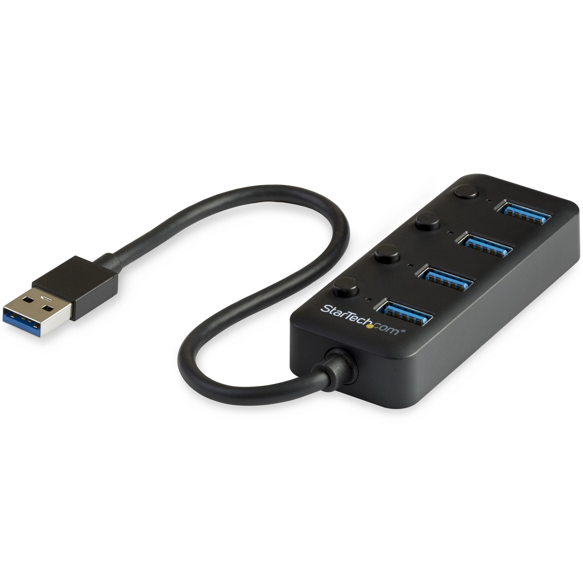 StarTech.com 4 Port USB 3.0 Hub - 4x USB-A mit