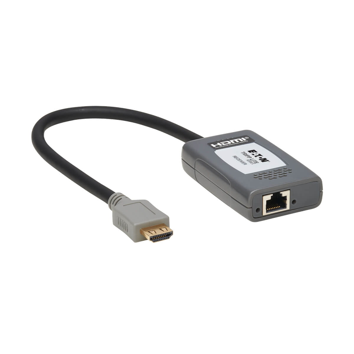 Tripp Eaton Tripp Lite Series HDMI over Cat6 Receiver 1-Port, Pigtail - 4K 60 Hz, HDR, 4:4:4, PoC, HDCP 2.2, 230 ft. (70.1 m)