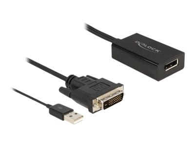 Delock Adapterkabel - DVI-D, USB (nur Strom) (M)