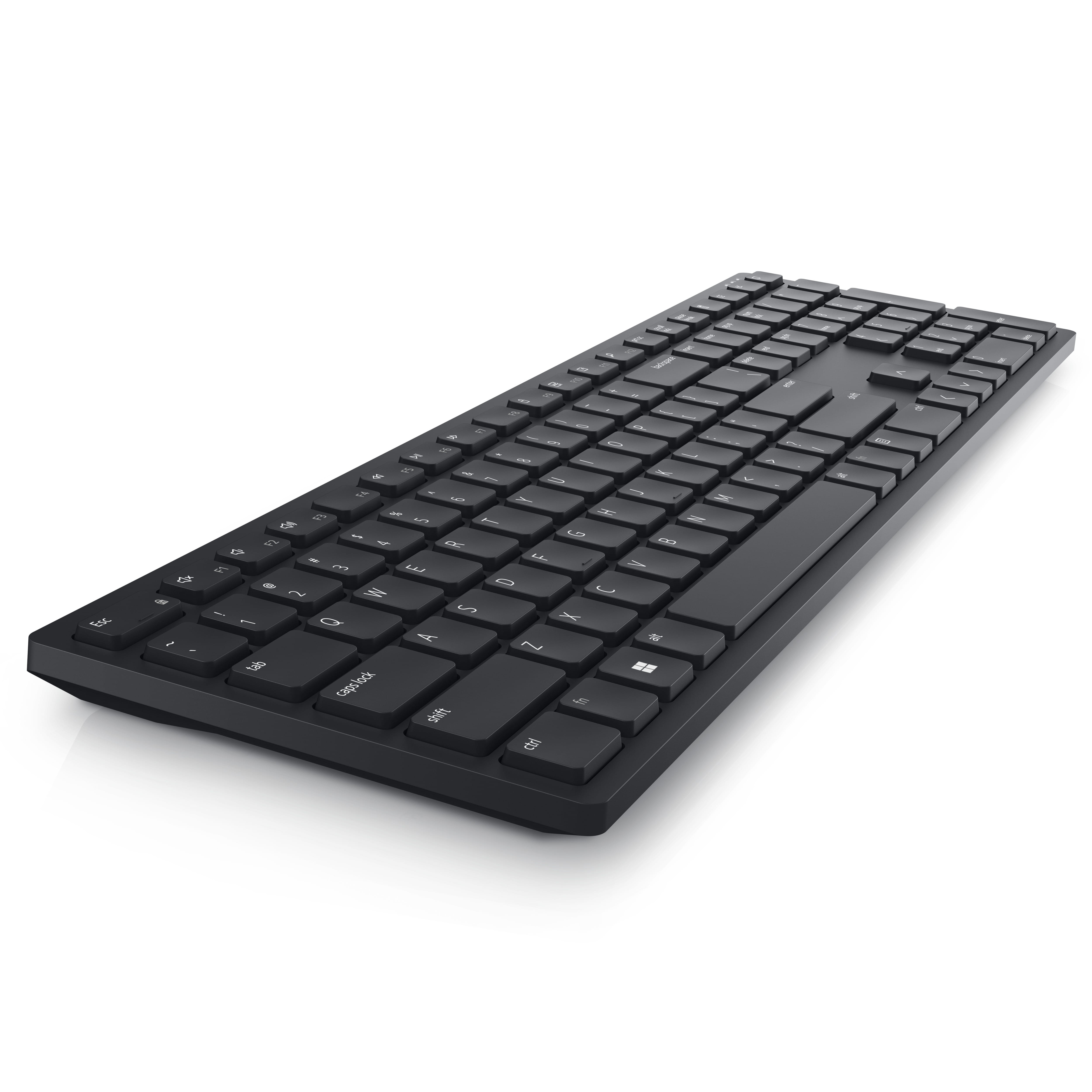 Dell Pro-Tastatur – KB500 - italienisch (QWERTY), Volle Größe (100%), Kabellos, RF Wireless, QWERTY, Schwarz
