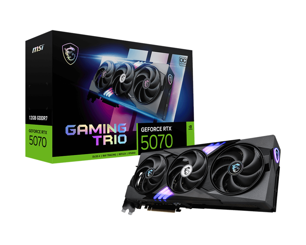 MSI GeForce RTX 5070 12G GAMING TRIO OC - Grafikkarten