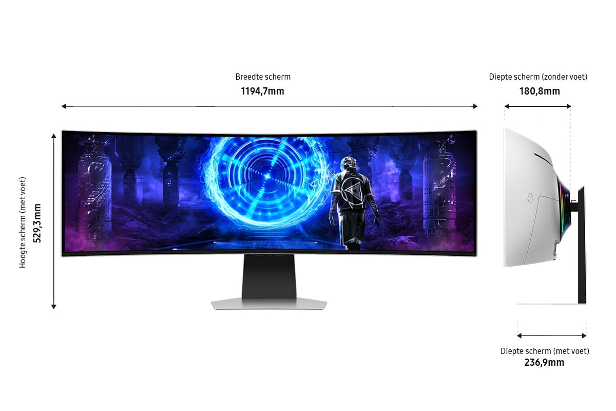 Samsung-LS49DG954SUXEN Display bei