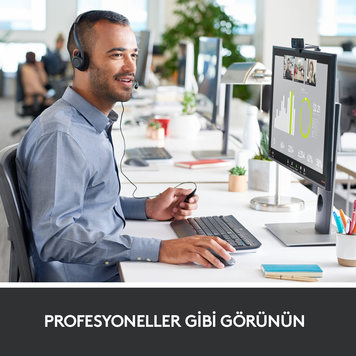 Logitech HD Pro Webcam C920S - Webcam - Farbe