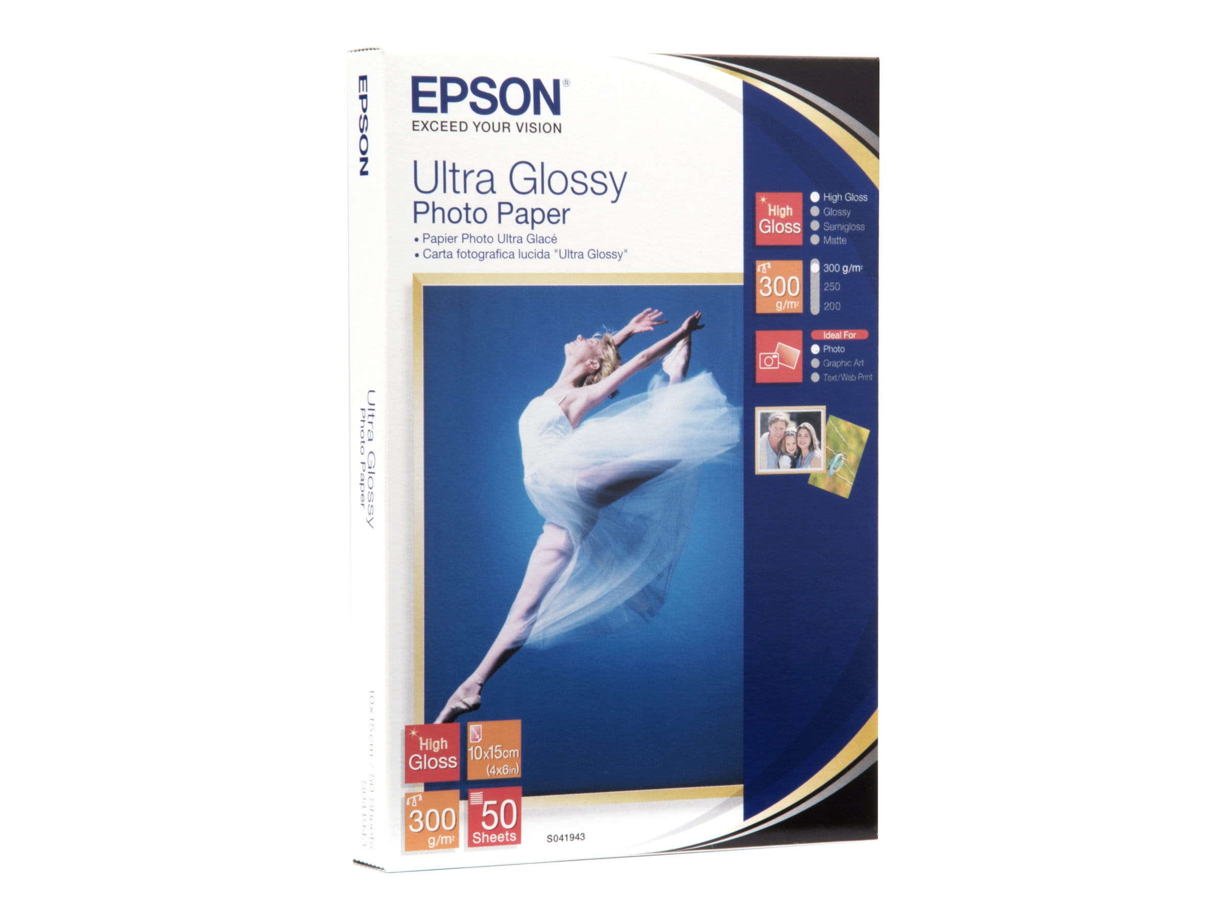 Epson Ultra Glossy Photo Paper - Glänzend - 100 x 150 mm