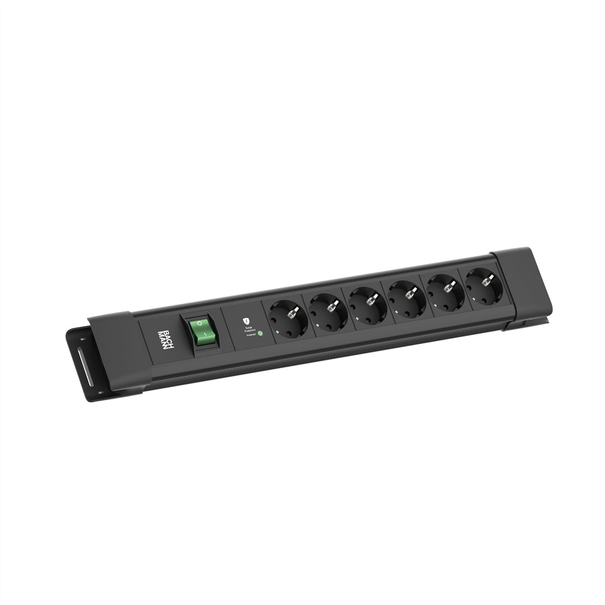 Bachmann Steckdosenleiste CONNECTUS 6xCEE7/3 1xSPD-Plus 1xSchalter CEE7/7 - Steckdosenleiste