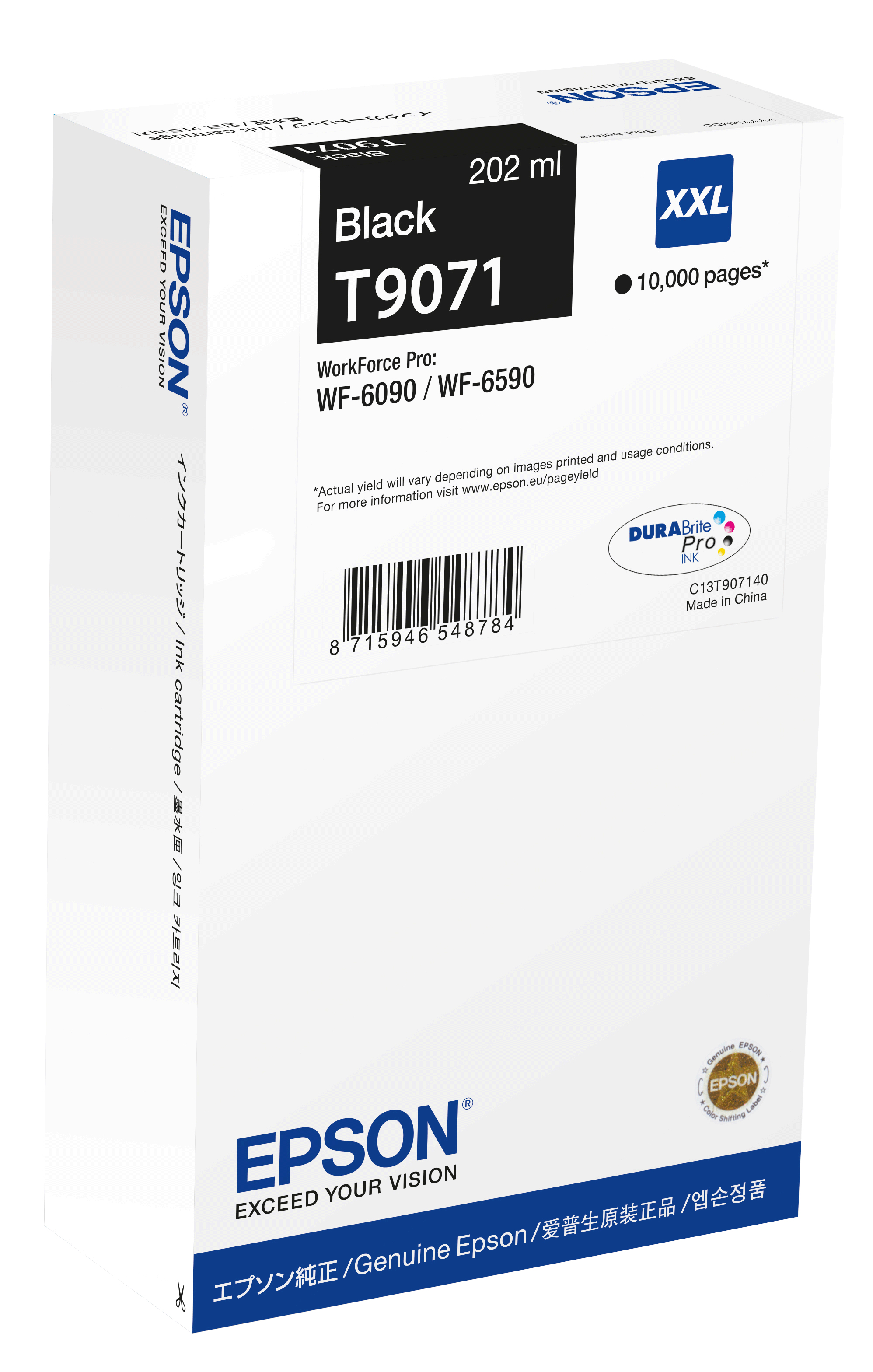 Epson T9071 - 202 ml - Größe XXL - Schwarz - Original