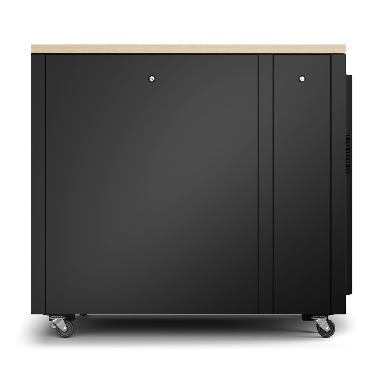 APC NetShelter - Schrank (horizontal) - schallisoliert - Wechselstrom 230 V - Ahorn - 17U - 48.3 cm (19")